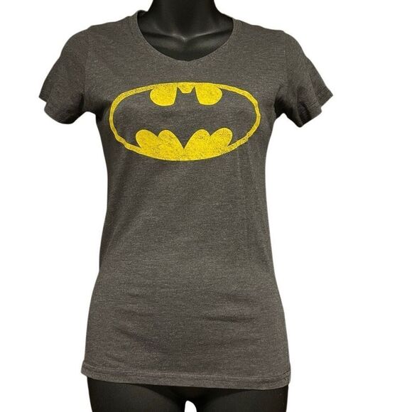 DC Comics Batman Classic Logo T-Shirt Women’s Small - Picture 1 of 3